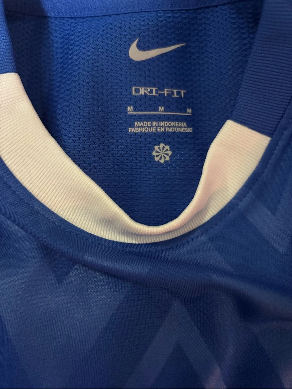 Nike Women's Blue Short-Sleeve Soccer/Football Jersey